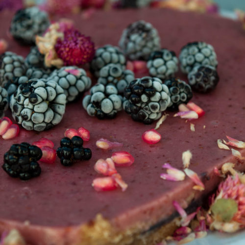 cheesecake de granada