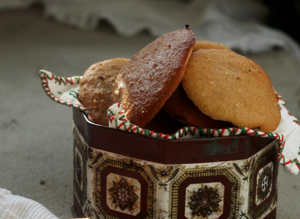 Galletas de naranja y almendra