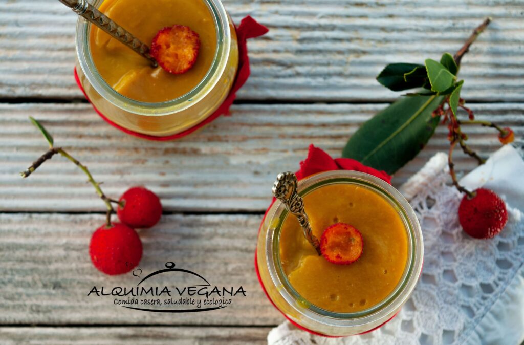 Natillas saludables con curcuma