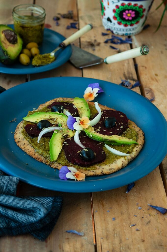 Deliciosa masa sin harinas hecha con coliflor