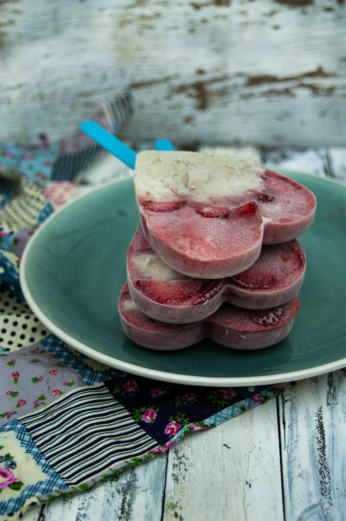 helado de fresa